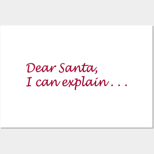 Dear Santa Posters and Art